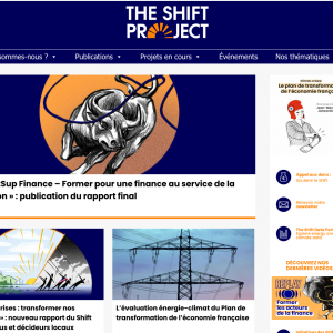 Site du Shift Project