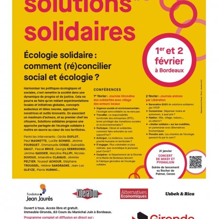 Solutions Solidaires 2023 : Ecologie solidaire : comment (ré)concilier social et écologie ?